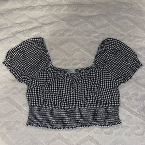 HOLLISTER CHECKERED TOP